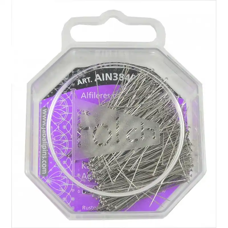 Alfiler Bolillo Acero Inoxidable 38mm x 0.40mm, 400U Garantía De Devolución De Dinero