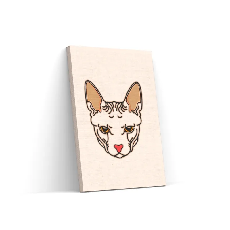 Pintar por Números – Cabeza de gato Directo De Fábrica