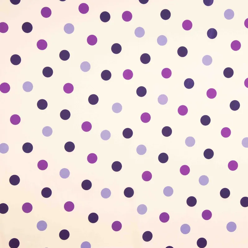 Certificado Fama Strecht Brillo Lunares Violeta