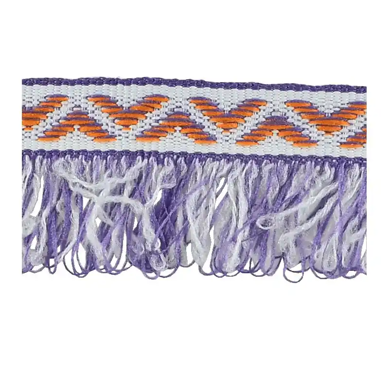 Última Versión Fleco Indio Lila 3cm - Adorno Étnico