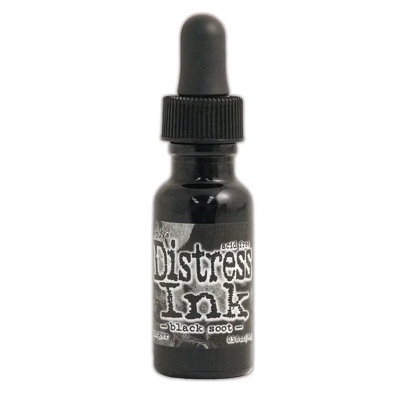 Recambio Tinta Distress Black Soot, de Tim Holtz Solo Hoy