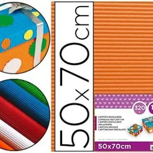Carton Ondulado Liderpapel Naranja 50 X 70 cm 320 Gr Pago Seguro