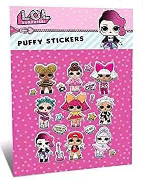 Puffy Stickers Pegatina Acolchada Lol Surprise Disponible Ahora