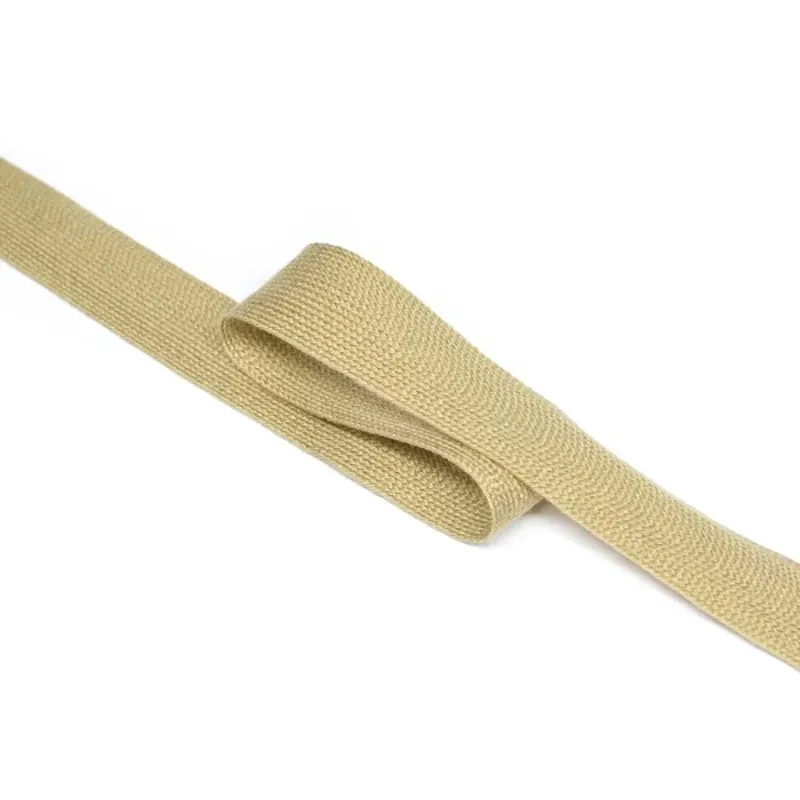 Última Versión Cinta trencilla acrílica 18mm - Beige