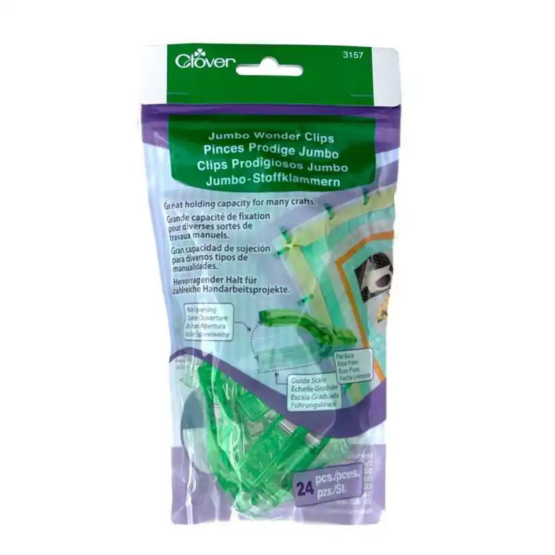 Últimas Unidades Clips Prodigiosos Jumbo Clover - Sujeción para Manualidades