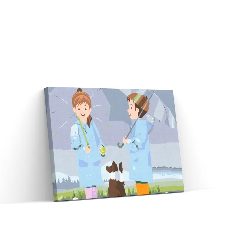 Ordena Ya Pintar por Números – Caminar bajo la lluvia