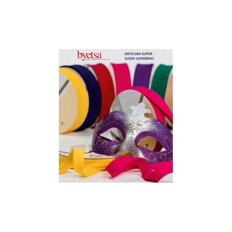 Más Vendido Cinta al Bies Perfilada Antelina - 1,8 cm - 3 Natural