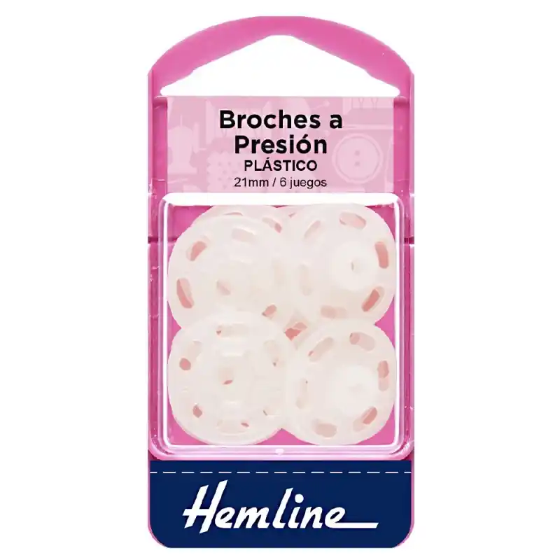 Automático - Broche de Presión Plástico Hemline XL - Coser Última Versión
