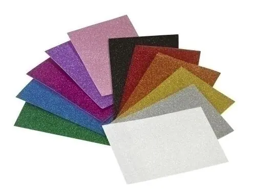 Faibo Goma Eva 40X60Cm Grosor 2 mm Purpurina Negro A Buen Precio