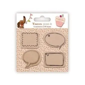 Set 4 Tacos Notas Adhesivas Busquets Nueva Colección