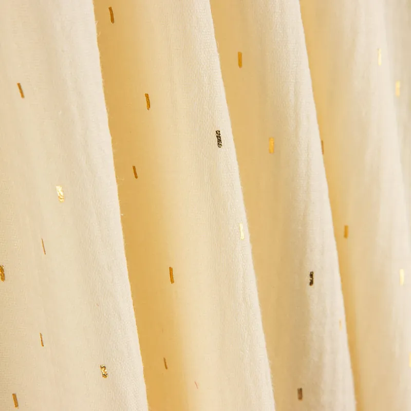 Bambula Doble Gasa Crudo con Lúrex Envío Exprés