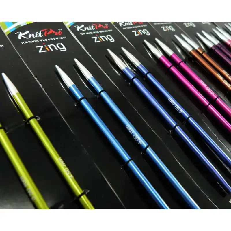 Agujas Circulares Intercambiables KnitPro Zing 10cm - 3,50 mm Imprescindible (Must-Have)