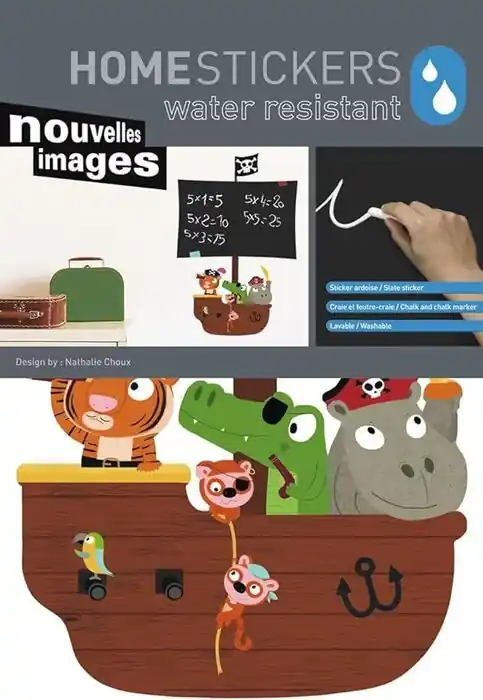 Vinilo Niños Pizarra Arca 24X36 Favorito De Clientes