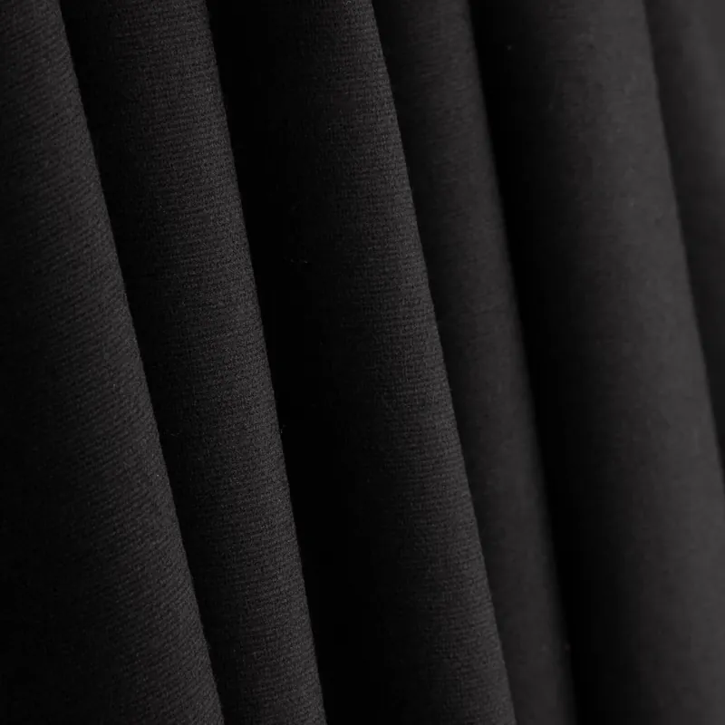 Envío Internacional Franela Fina de Algodón Negro