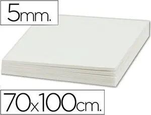 Carton Pluma 70X100 5Mm Blanco Máxima Calidad