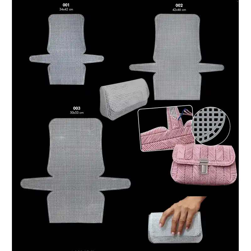 Base plástica para bolso de crochet - 0001 Últimas Unidades