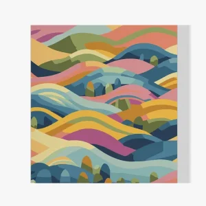 Pintar por Números – Colinas Coloridas Bestseller