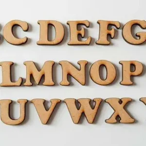 Letra S Cooper Mdf 30X3Mm Novedad