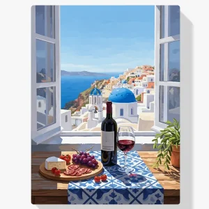 Pintar por Números – Comida Vino Naturaleza muerta Moderno