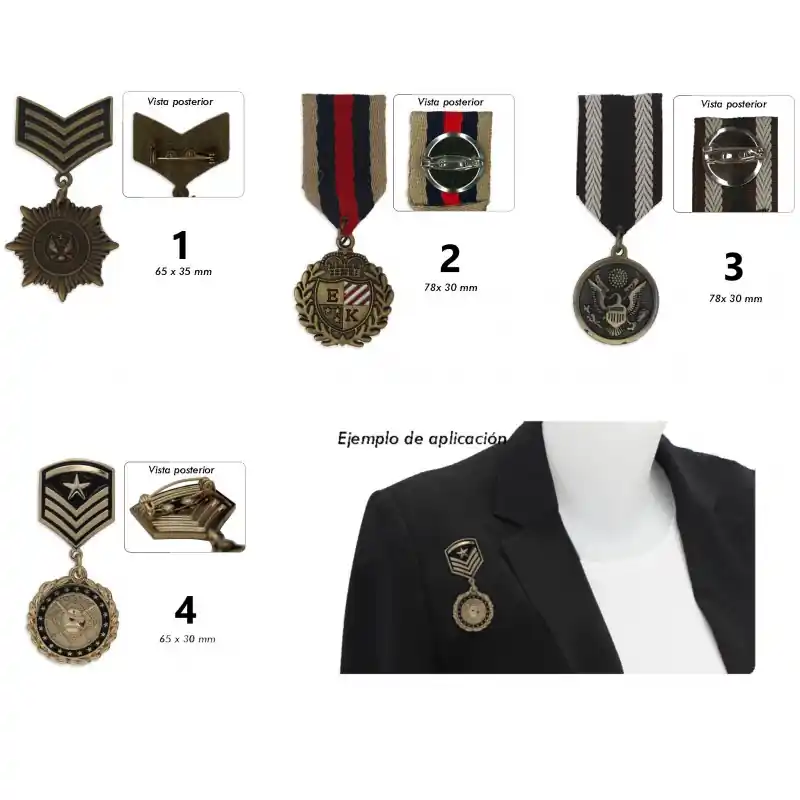 Broche Insignia Militar - 1 Precio De Fábrica