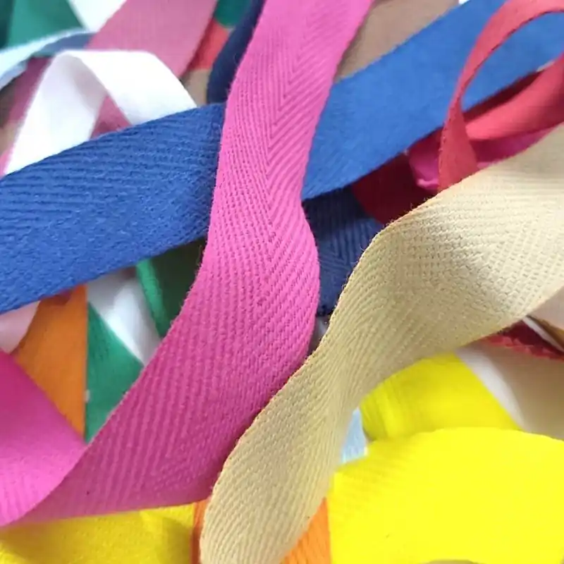 Edición Limitada Cinta Algodón Hiladillo de Espiga - 5 mm - 0001 Blanco