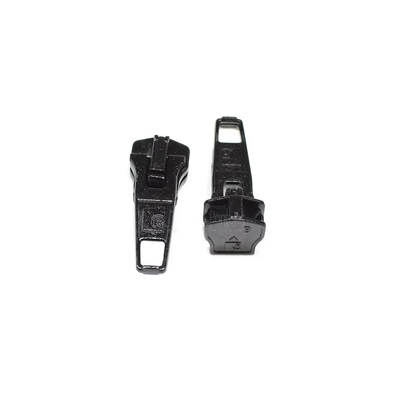 Cursor cremallera inyectada/metálica m/9 - Negro Moderno