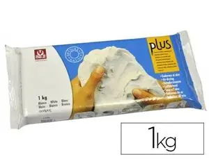 Súper Precio Arcilla Sio-2 Plus que Endurece Al Aire Blanco Paquete de 1 Kg