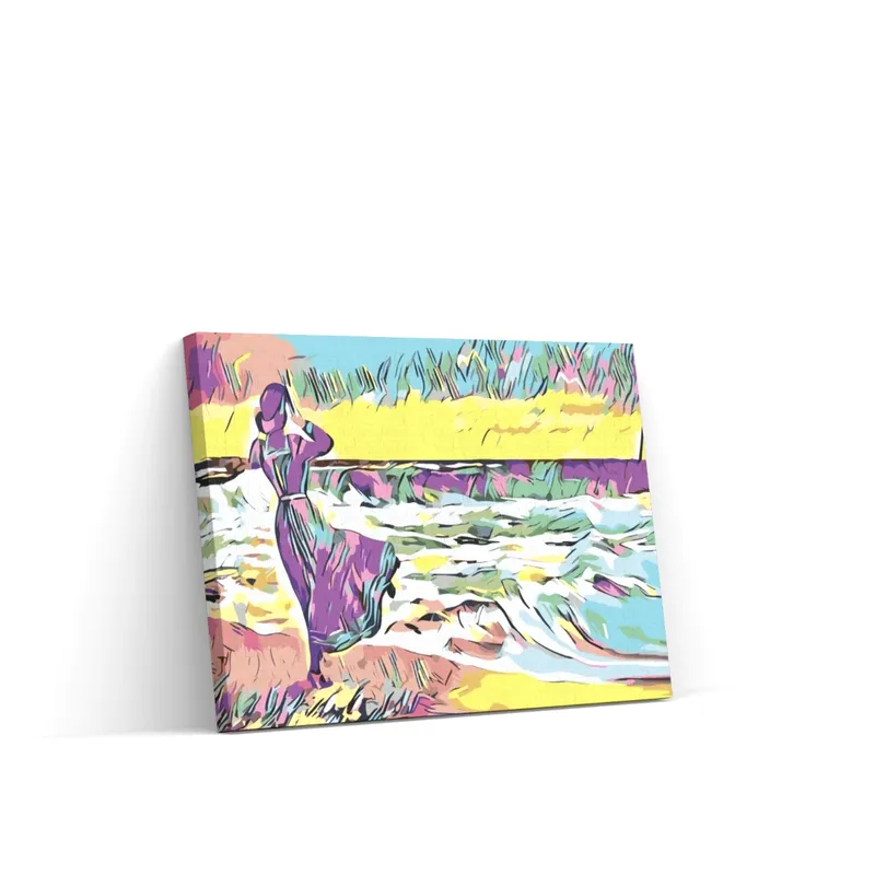 Oferta Pintar por Números – Dama en la playa