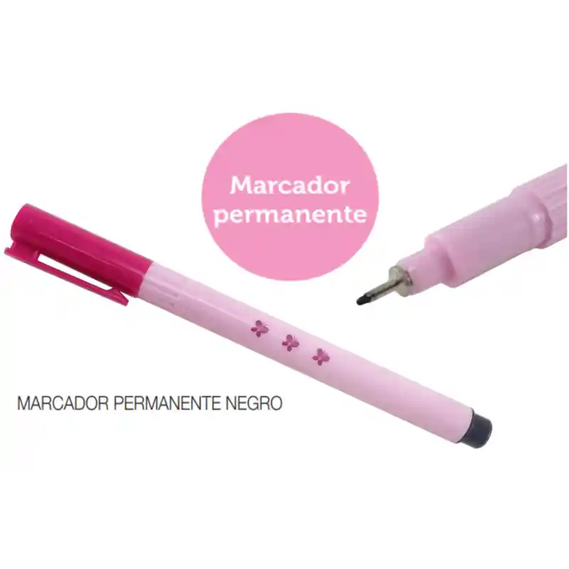 Rotulador Permanente Punta Fina 0,5 mm Negro Ocasión Especial