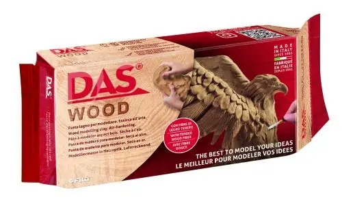 Alta Calidad Pasta Modelar Das Wood Paquete 350 Gr