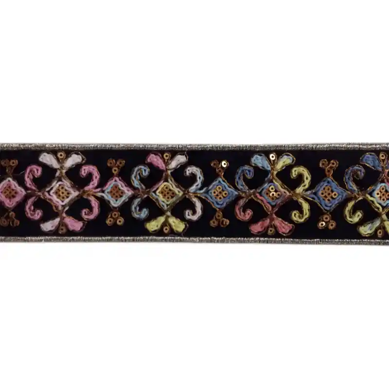 Económico Cinta Tapacosturas Lentejuela Formas Colores 5 cm