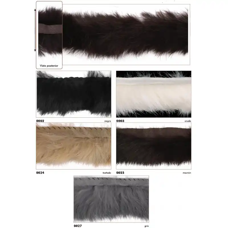 Vivo de conejo 4 cm - 0002 Negro Bestseller