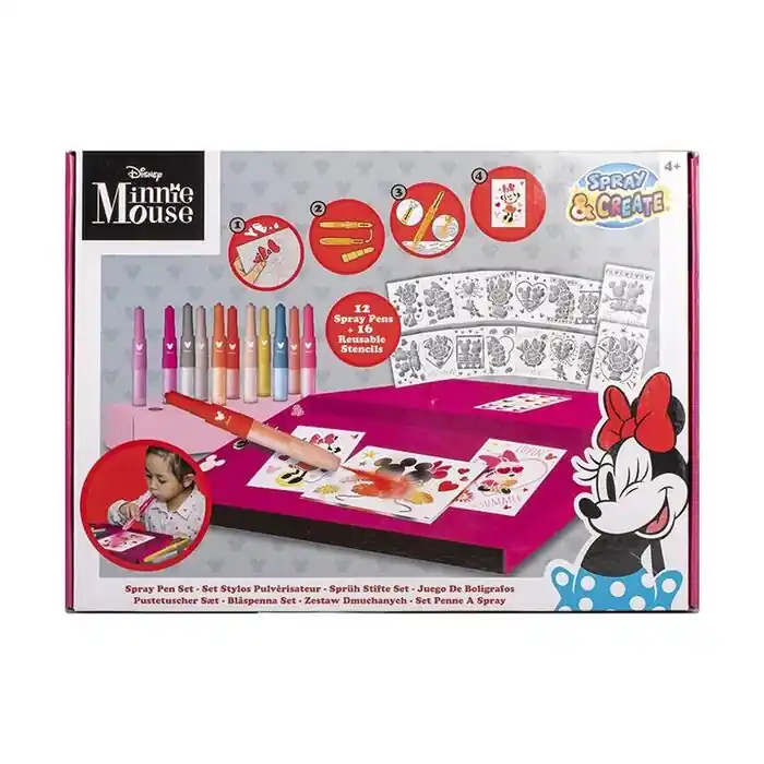 Caja de Dibujo Canenco Aerografos y Plantillas Mickey Mous Rebajas