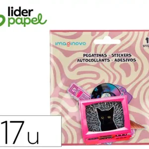 Pegatinas Liderpapel Retro Diseños Surtidos para Ordenador 145X140 mm en Blister Comprar En Línea