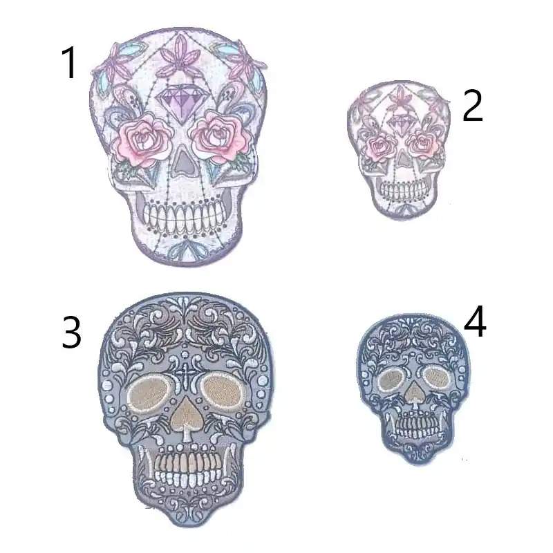 De Moda Parche Calavera Mejicana A52 - 3