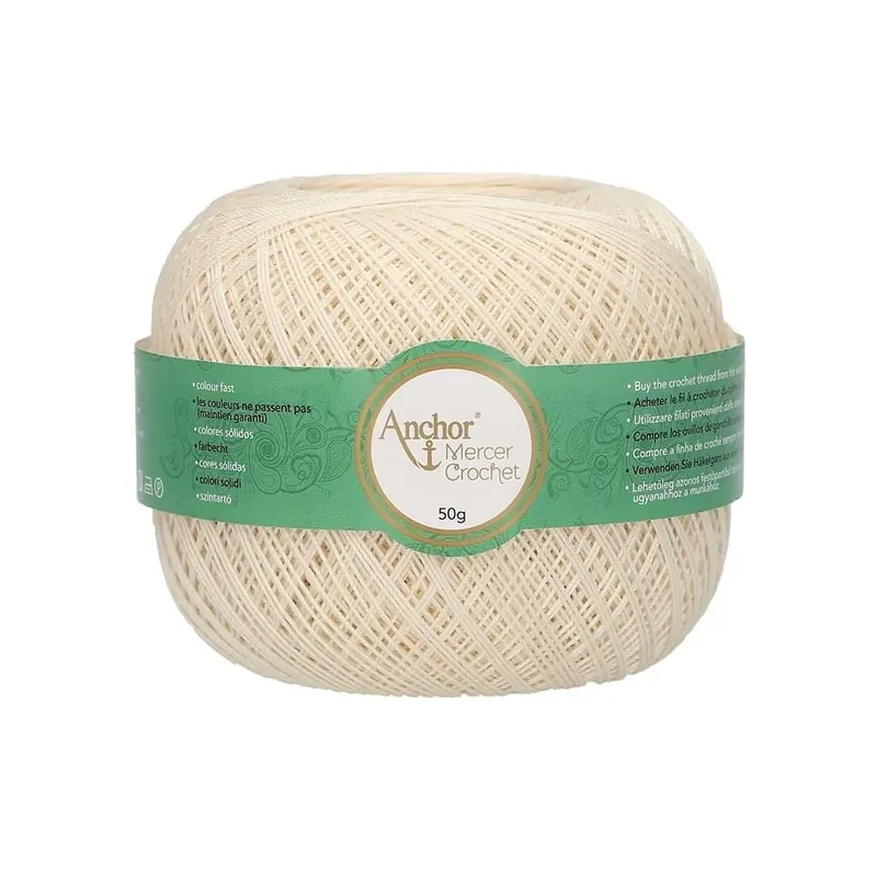 Ovillo anchor mercer crochet 50gr Precio Bajo