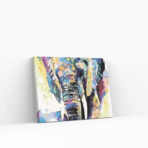 Profesional Pintar por Números – Elefante con bebé elefante