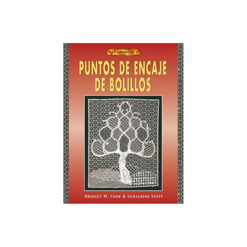 Bolillos el libro de puntos de encaje de bolillos Auténtico