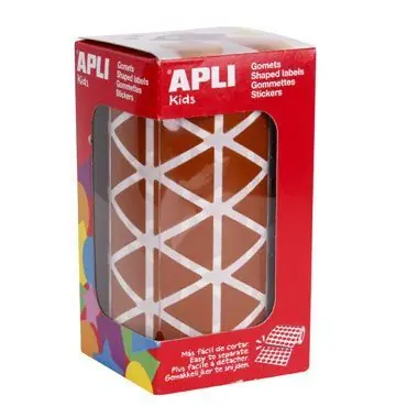 Rollo Gomets Apli Triangulos 20 mm Marron Oferta Limitada