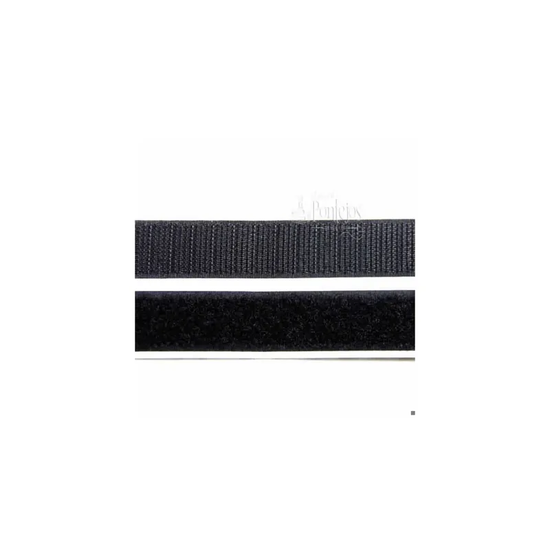Velcro® adhesivo h/m - Negro Máxima Calidad