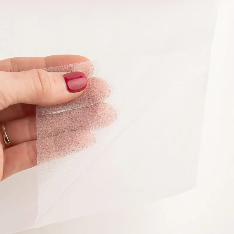 Mejor Calidad Entretela Tela de Araña Blanca