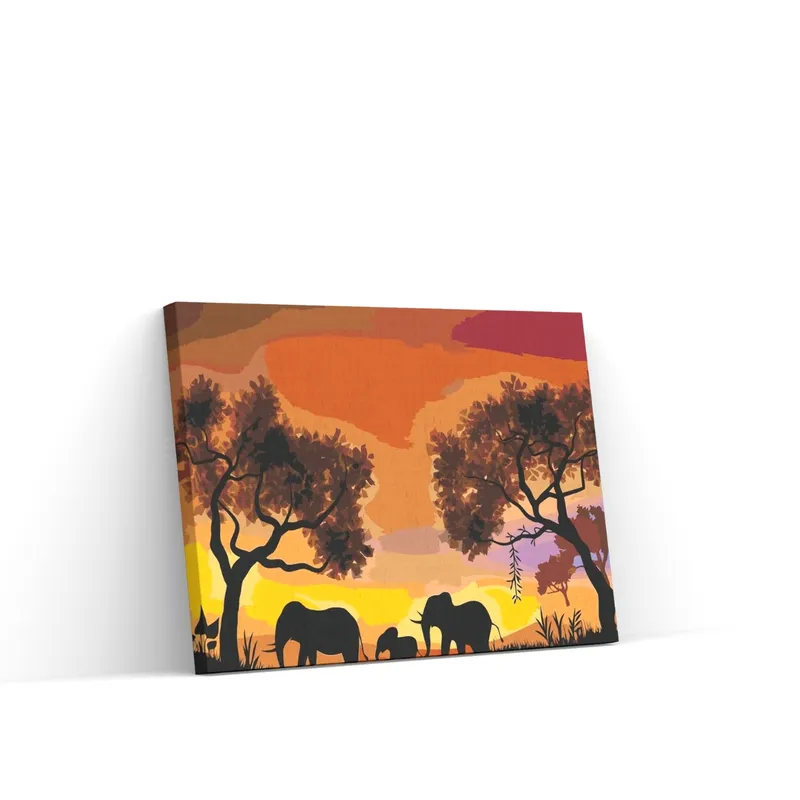 Mayoreo Pintar por Números – Familia de elefantes