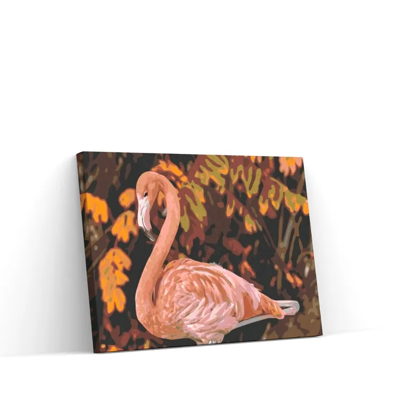 Precio De Fábrica Pintar por Números – Flamenco en la naturaleza