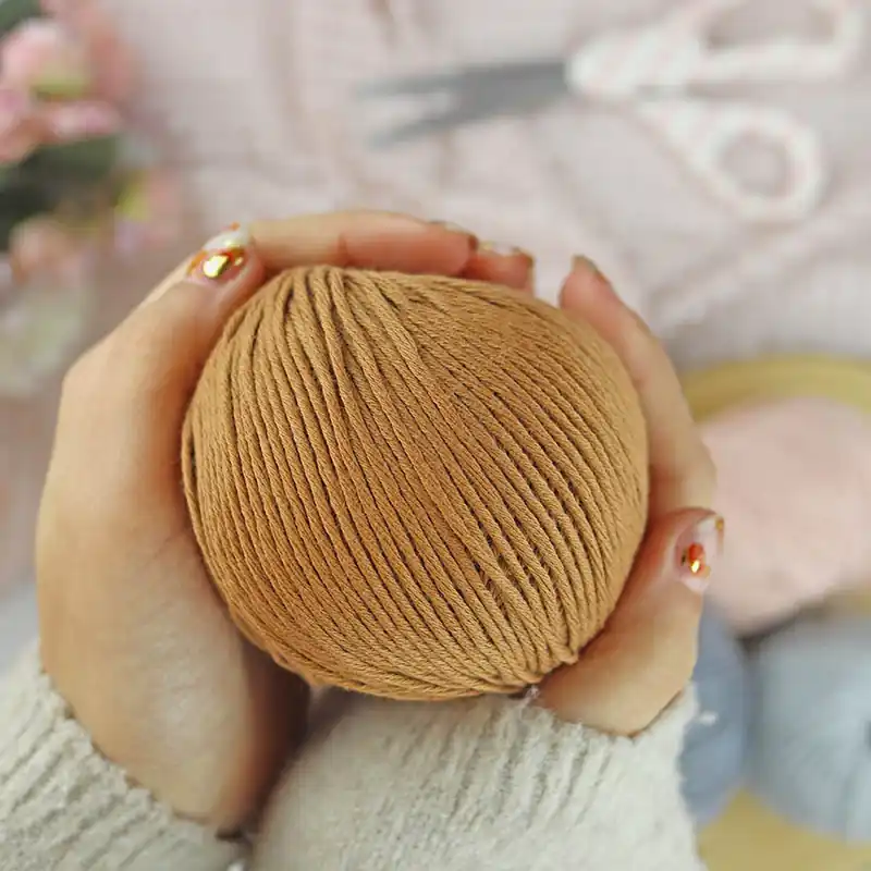 Ovillo Camel 3.5 Nature, para crochet Precio De Oferta