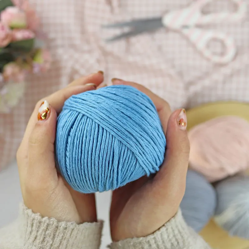 Ovillo Azul 3.5 Nature, para crochet Precio De Oferta