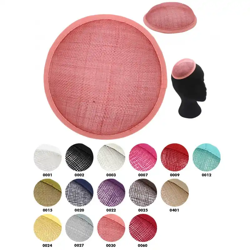 Base de Tocado Redonda de Fibra de Coco 14 cm - 0001 Blanco Disponible Ahora