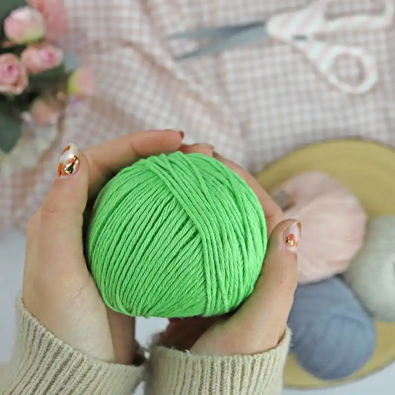 Ovillo Verde 3.5 Nature, para crochet Garantía Incluida