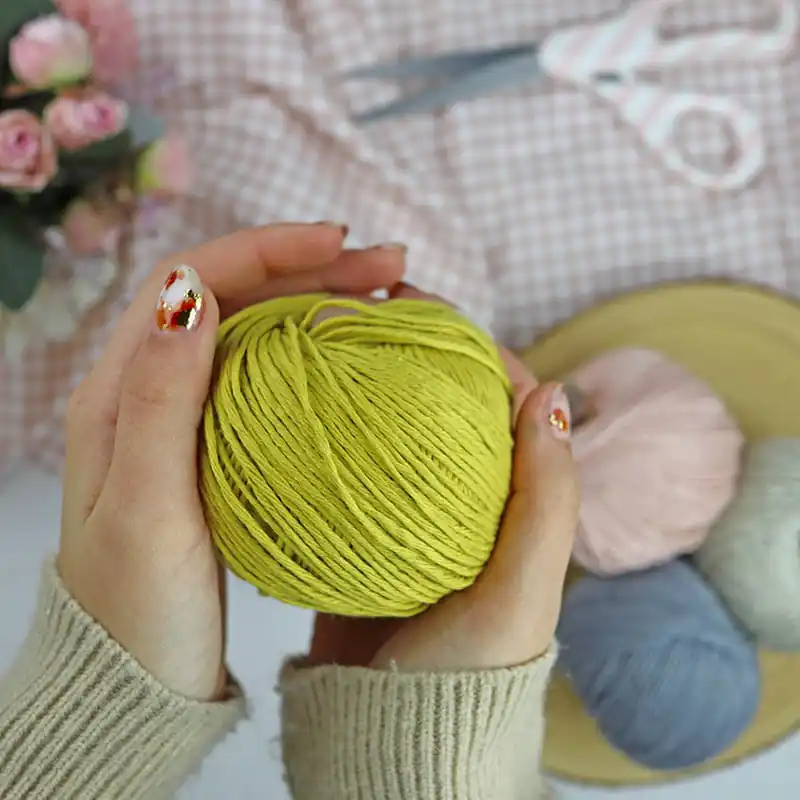 Ovillo Mostaza 3.5 Nature, para crochet Devolución Gratuita