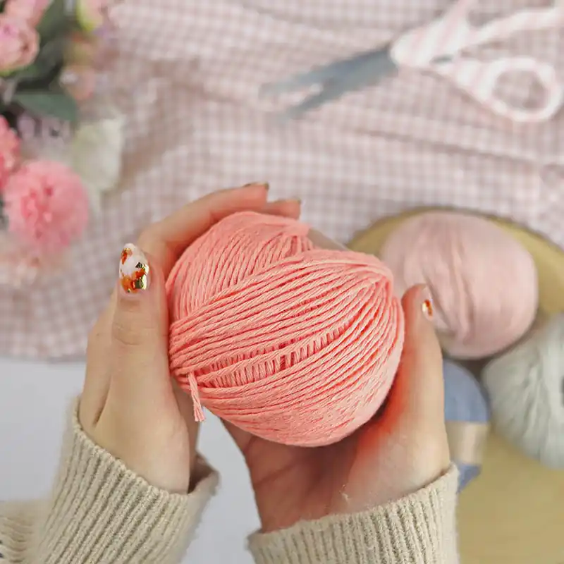 Última Versión Ovillo Salmón 3.5 Nature, para crochet