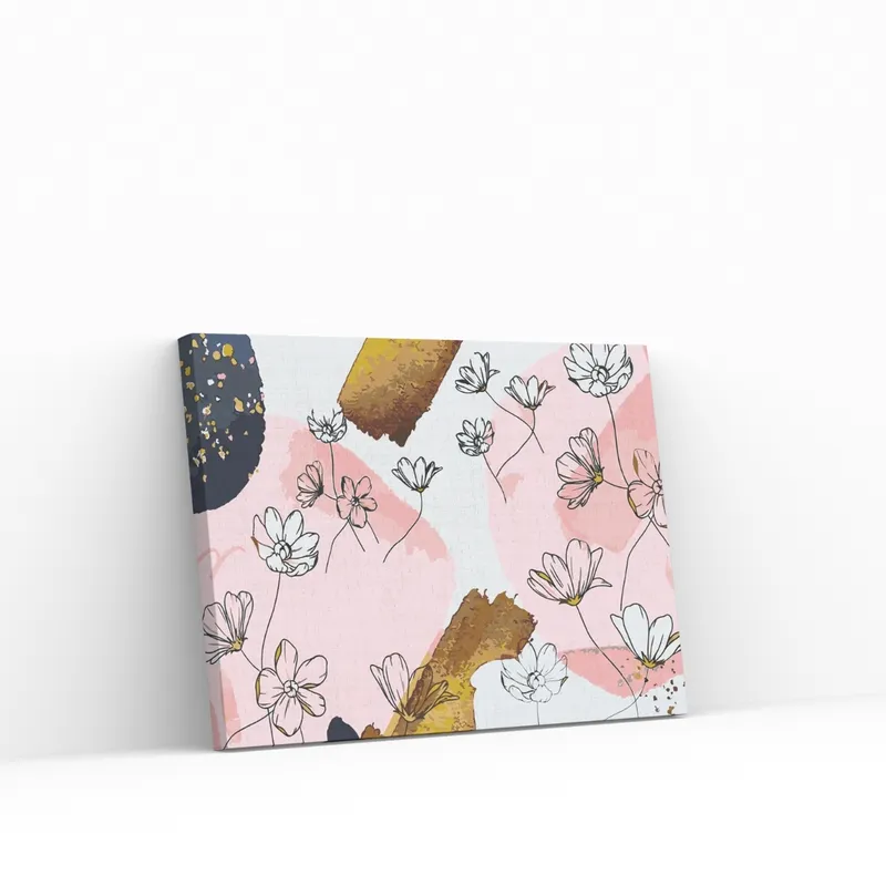 Tendencia Pintar por Números – Fondo floral